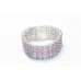 Bracelet Silver Sterling 925 Jewelry Amethyst Gem Stone Women Handmade Gift C878